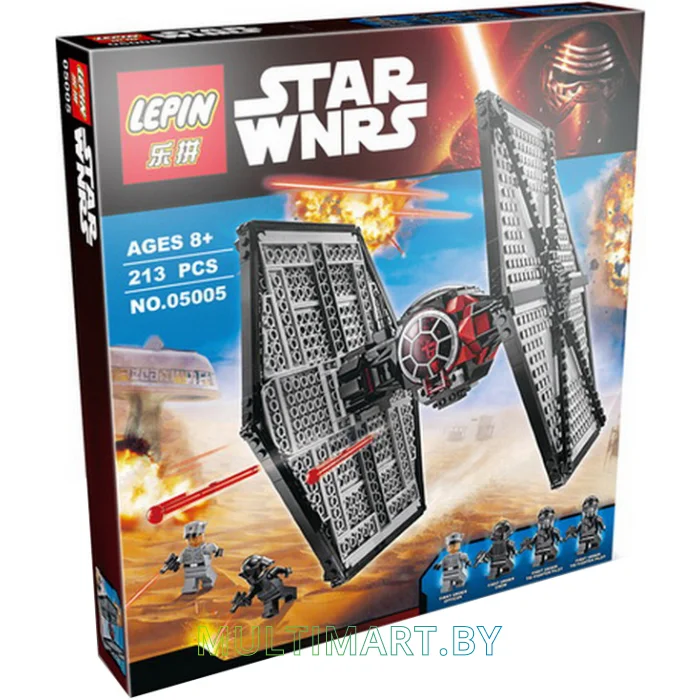 Конструктор Lepin 05005 Истребитель TIE особых войск Первого Ордена (213 детали)